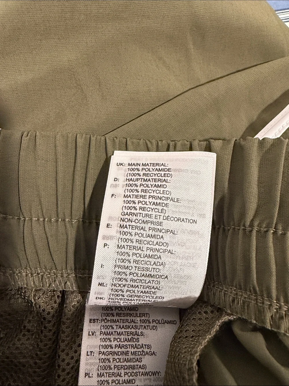 adidas Women’s wide leg Olive Track Pants with White Side Stripes